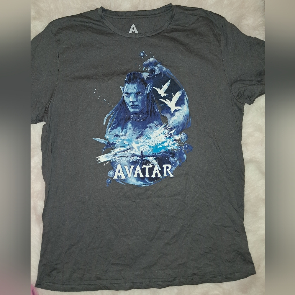 Avatar Graphic Men's Gray T-Shirt
